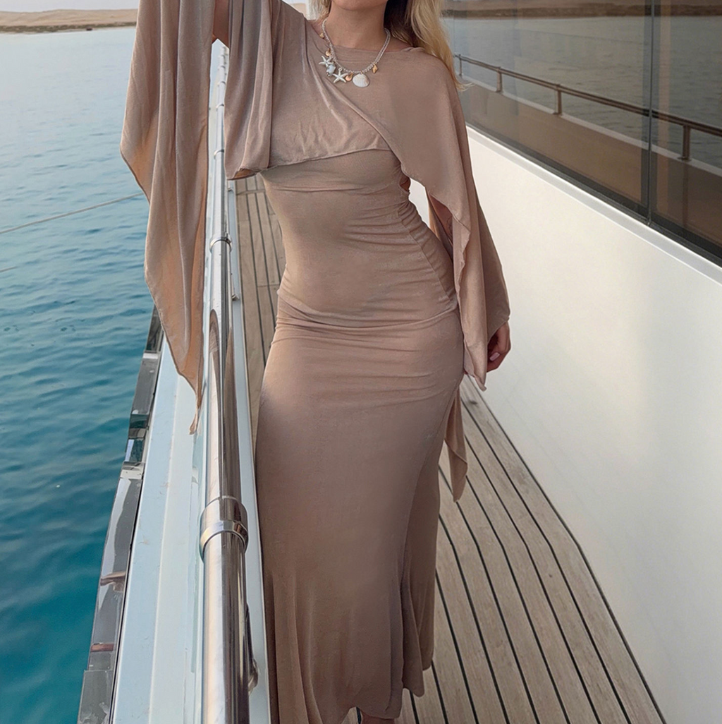 Elegant Backless Maxi Dress for Women
